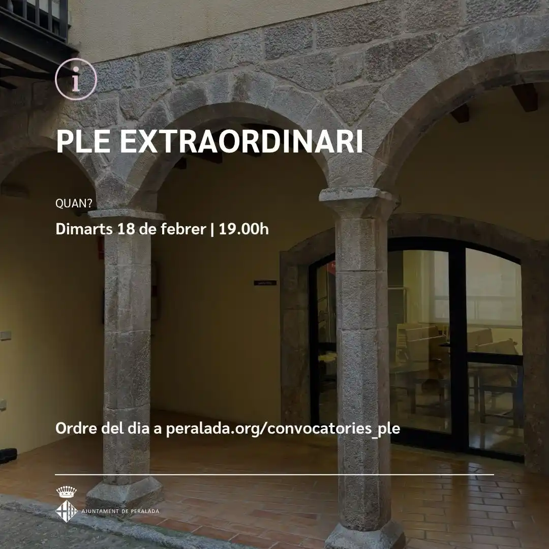 Ajuntament de Peralada post