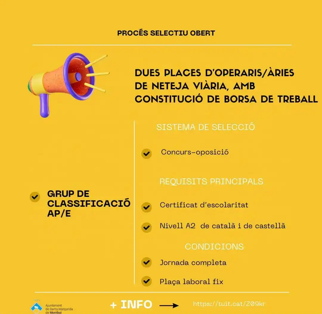 Ajuntament Santa Margarida de Montbui post