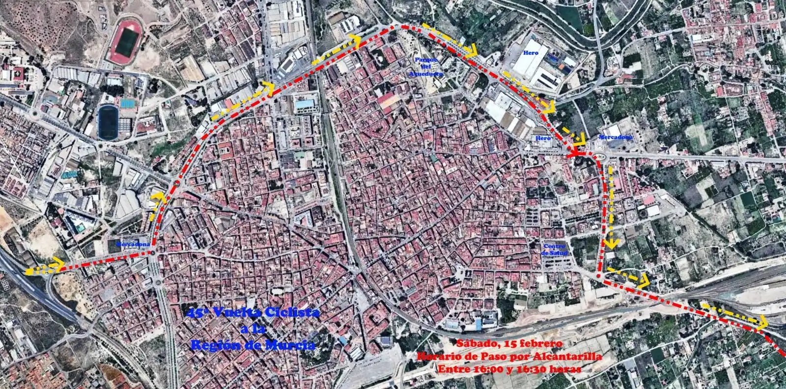 Image from Alcantarilla al día: *⚠️ ATENCIÓN ‼️* *🚴🏼♂️ La Vuelta Ciclista* a la <a class="text-blue...
