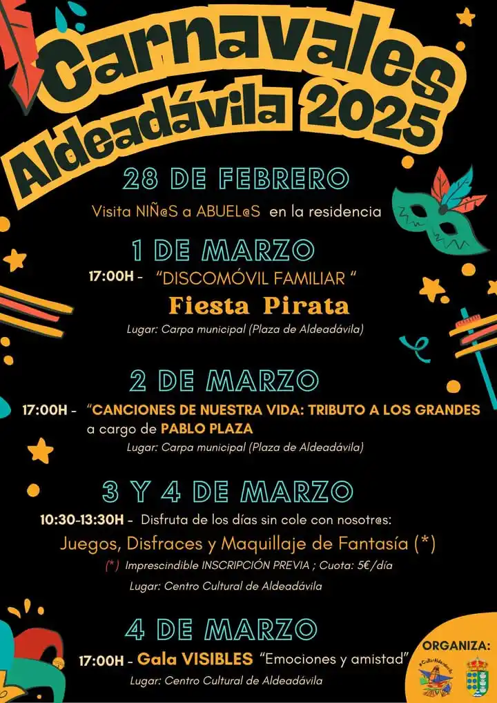 Image from Aldeadávila De La Ribera: 🟣 EVENTOS: Hoy empezamos en Aldeadávila con los 🎉CARNAVALES 2025🎉 E...