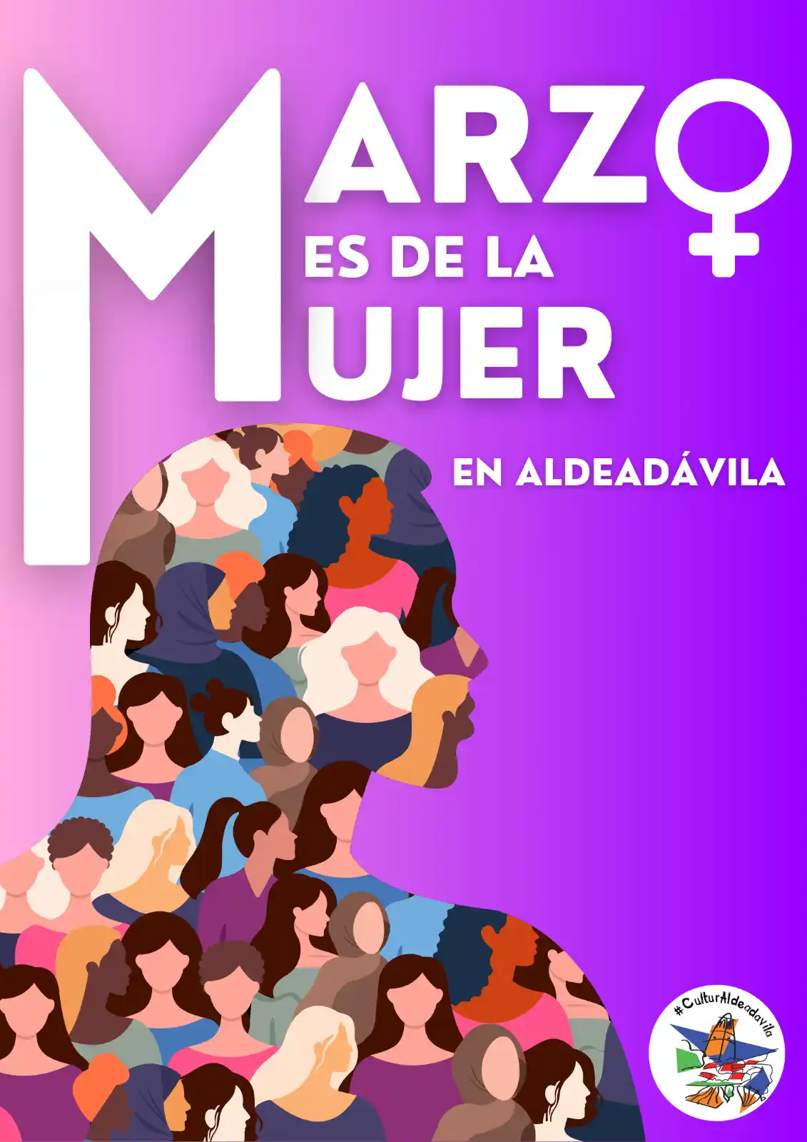 Image from Aldeadávila De La Ribera: 🔵 CULTURA: Este año en Aldeadávila marzo es el Mes de la Mujer 💜, ma...