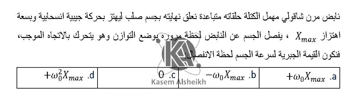 الفيزياء المؤتمتة (بكالوريا) مع أ_قاسم الشيخ post