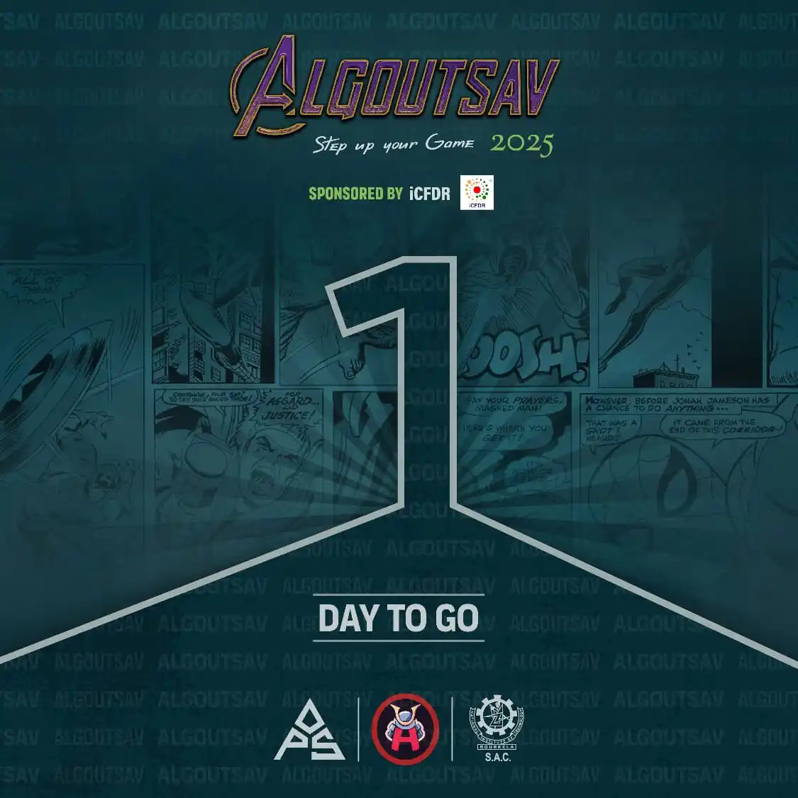 Image from Algorithmic and Programming Society, NIT Rourkela: ⏳Just *1 Day* to Go – *AlgoUtsav 2.0* is Almost Here! 🚀 The countd...