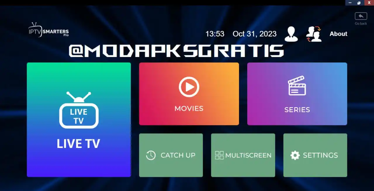 Image from APK ANDROID GRÁTIS: 🔥 IPTV SMARTERS 🇹 🇻 Compatível com: ➡️-Emu.Android ➡️-Android T...