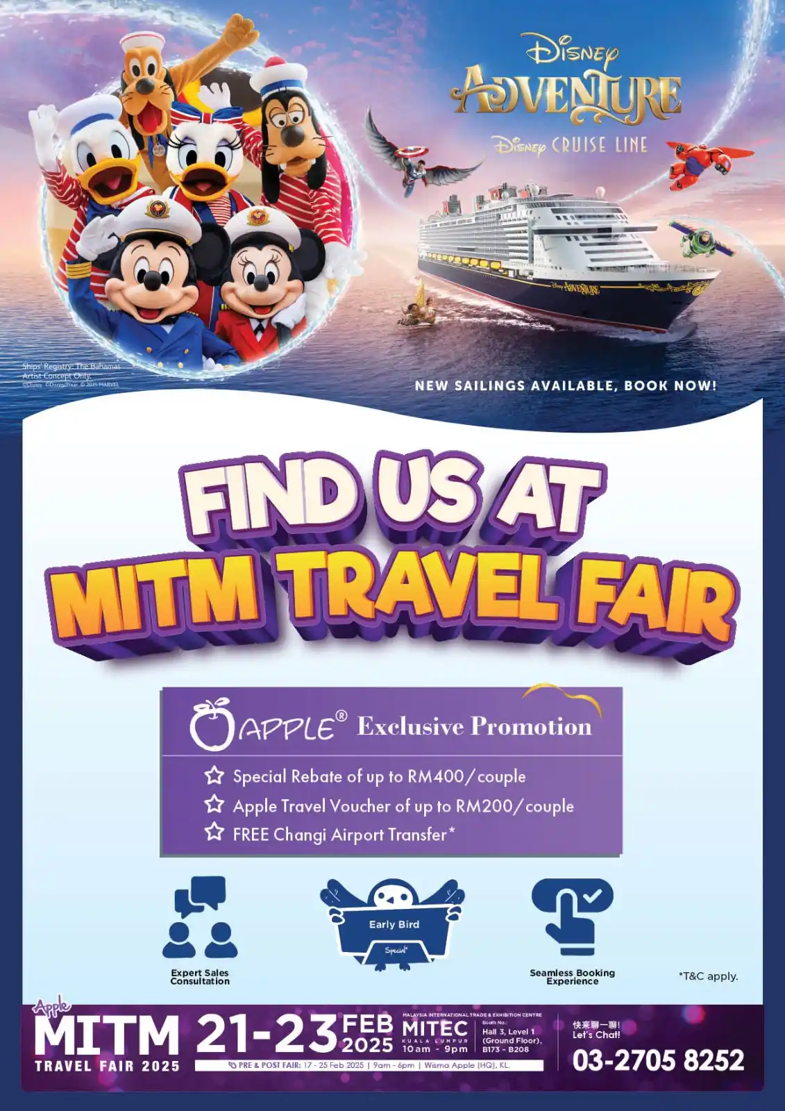 Image from Apple Vacations: 🌟 FIND US AT MITM TRAVEL FAIR 2025! 🌟 🚢 Apple Vacations’ Exclusive ...