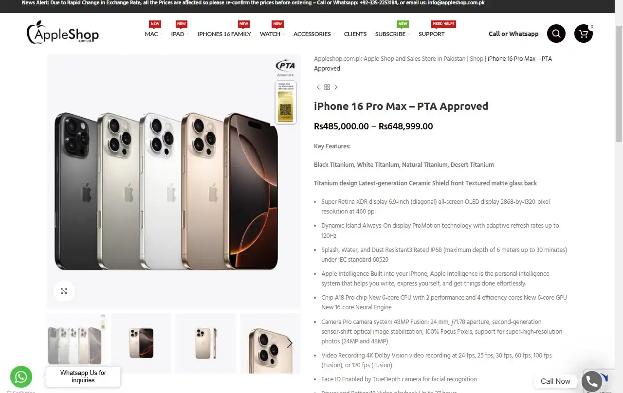 Appleshop.com.pk post