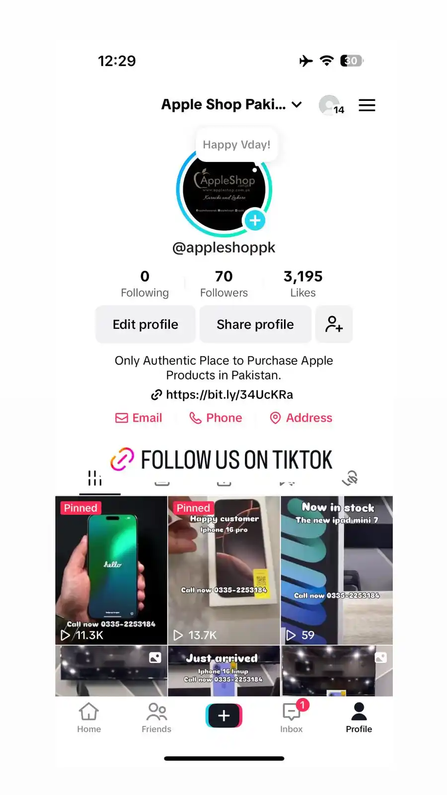 Appleshop.com.pk post