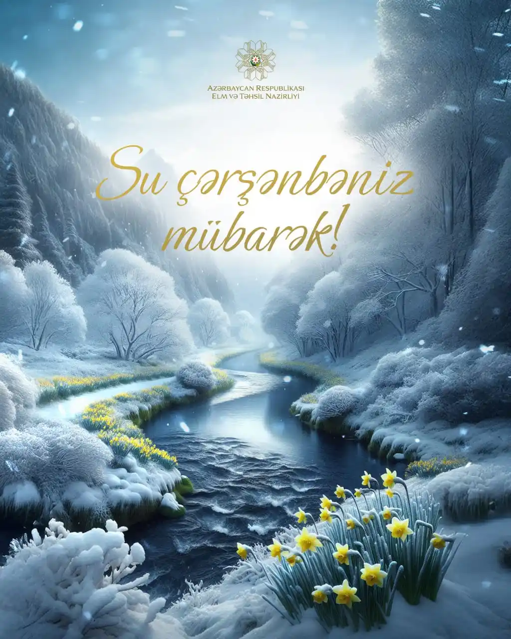 Image from AR Elm və Təhsil Nazirliyi: Baharın gəlişini müjdələyən Su çərşənbəniz mübarək! 💧 <a class="tex...