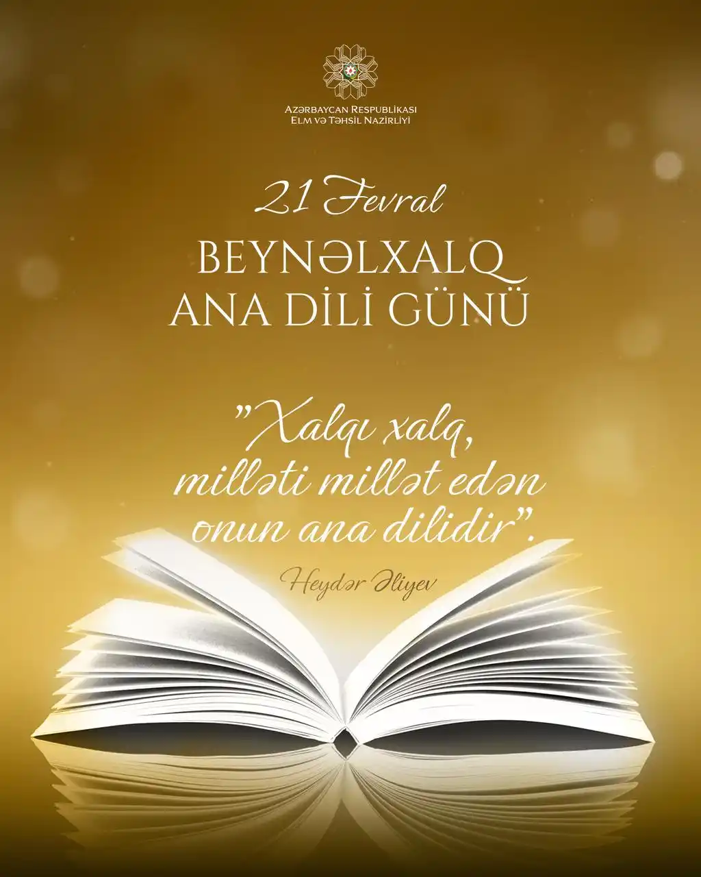 Image from AR Elm və Təhsil Nazirliyi: 21 Fevral Beynəlxalq Ana Dili Günüdür. <a class="text-blue-500 hover:...