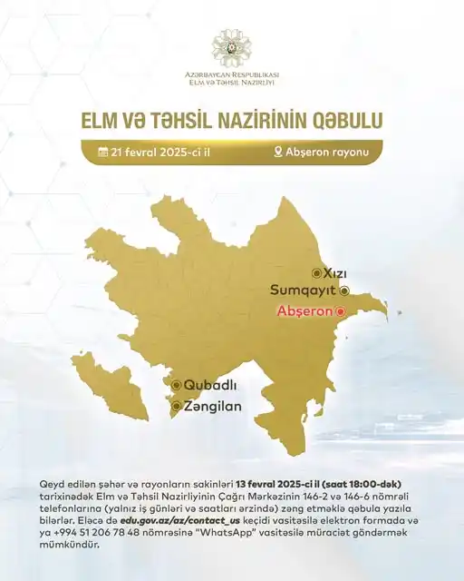 AR Elm və Təhsil Nazirliyi post