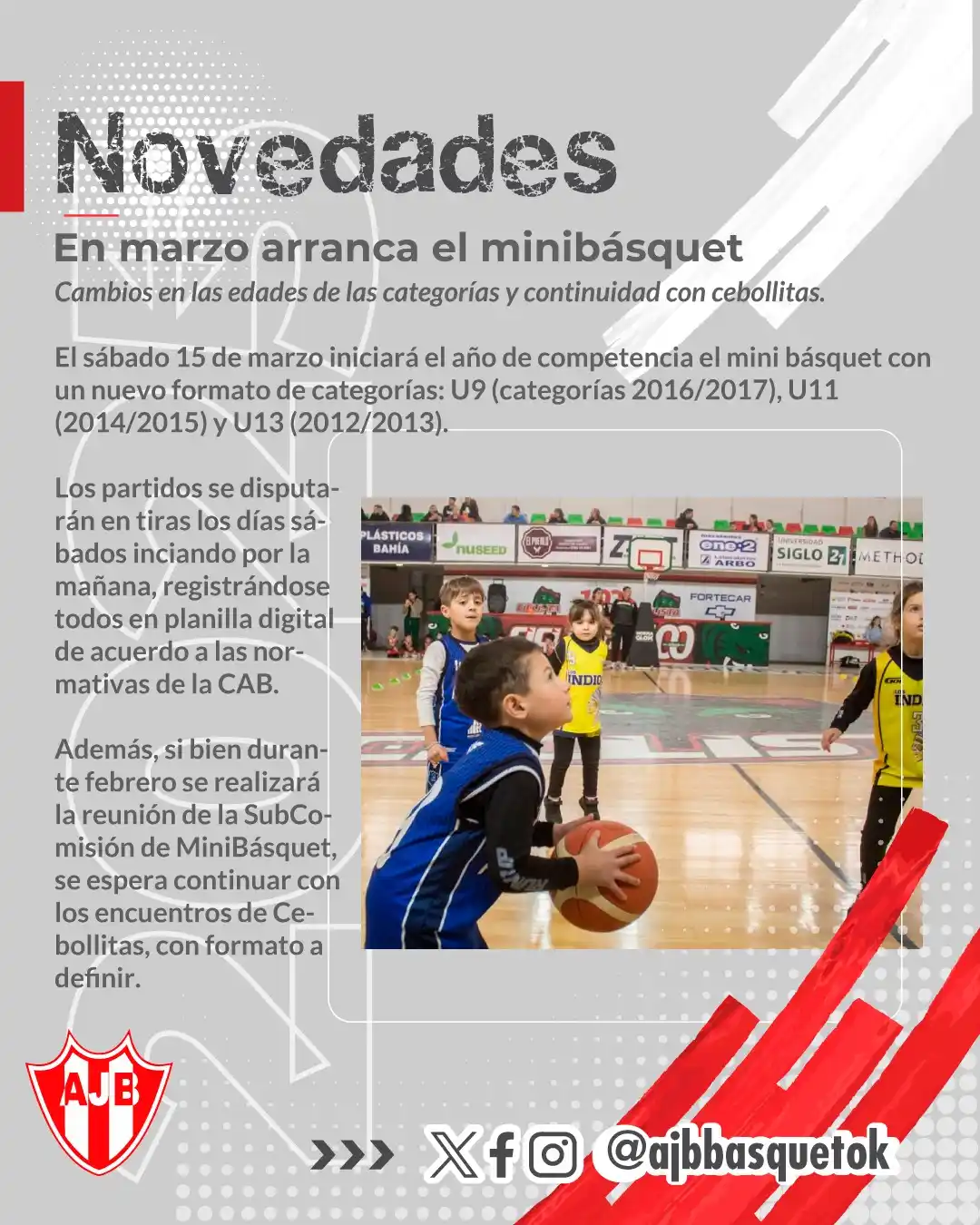 Image from Asociación Juninense de Basquet: 📣 <a class="text-blue-500 hover:underline cursor-pointer" href="/hash...
