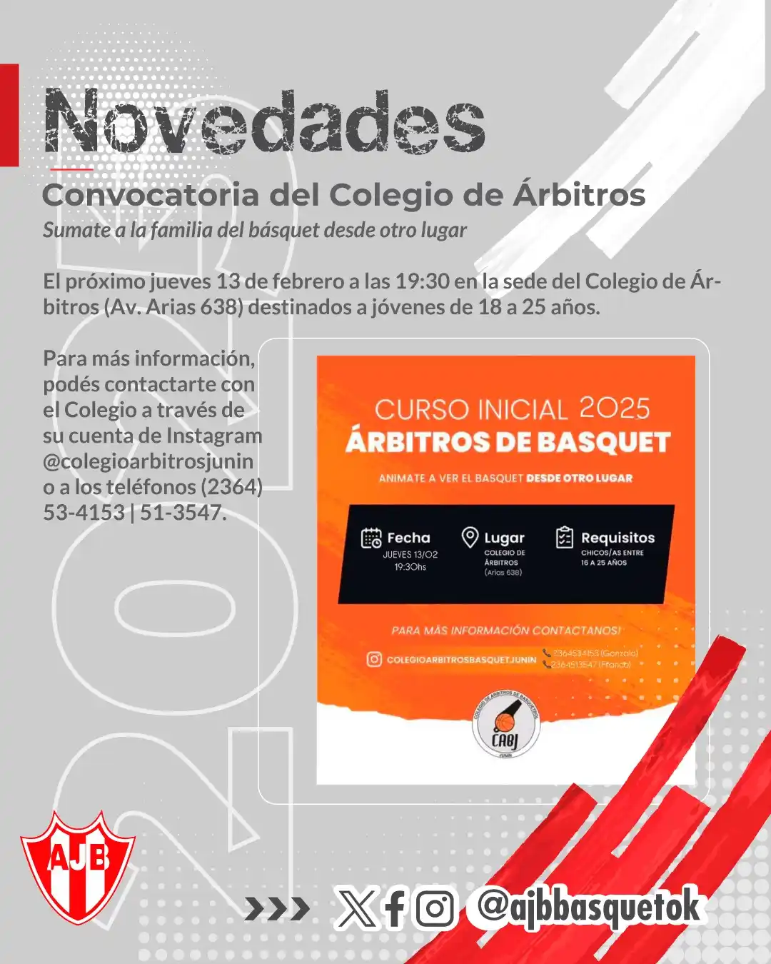 Asociación Juninense de Basquet post