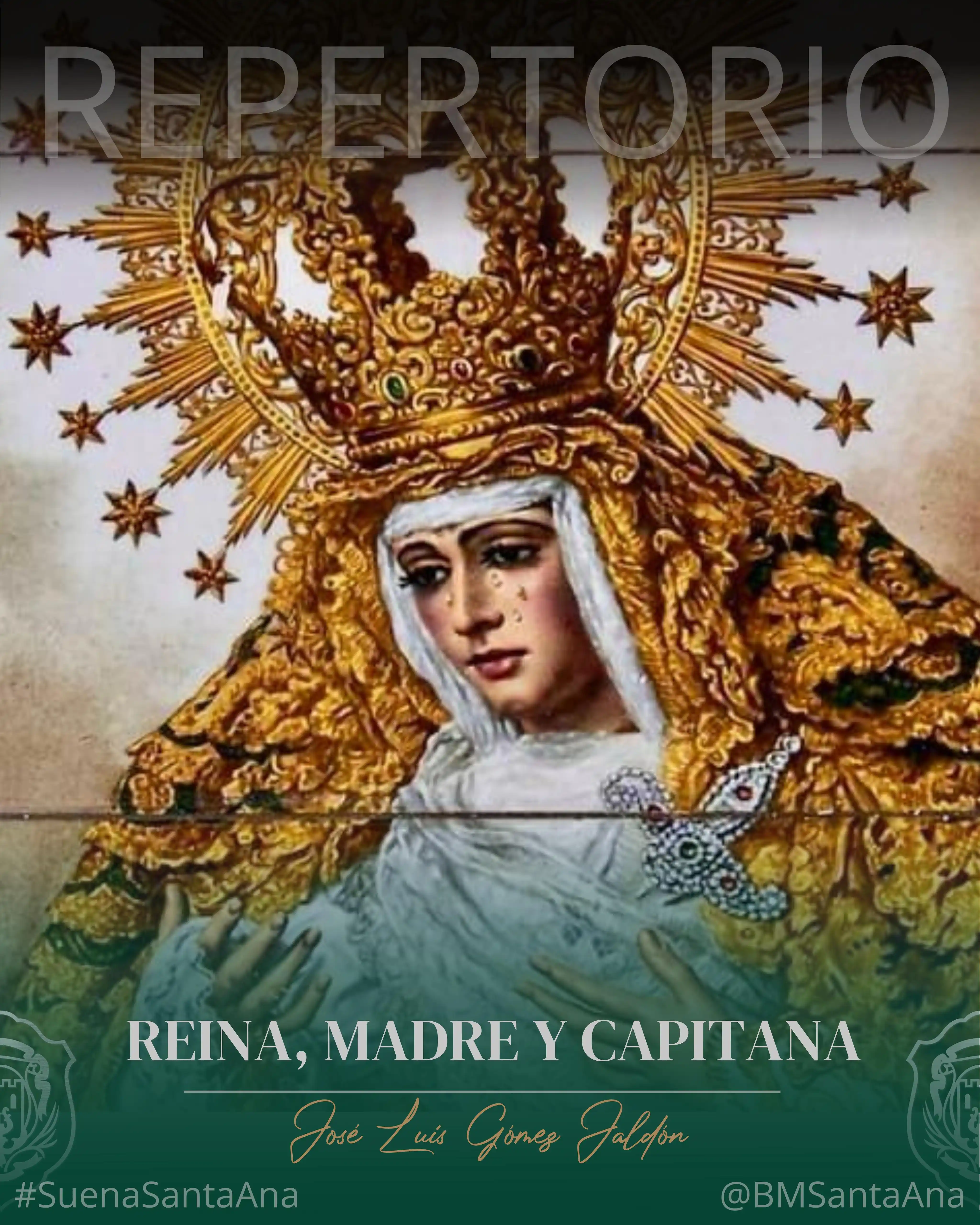 Image from @BMSantaAna: 📂 𝗥𝗘𝗣𝗘𝗥𝗧𝗢𝗥𝗜𝗢  ⚓️ “…eres Tú nuestra vida, eres nuestra Esper...