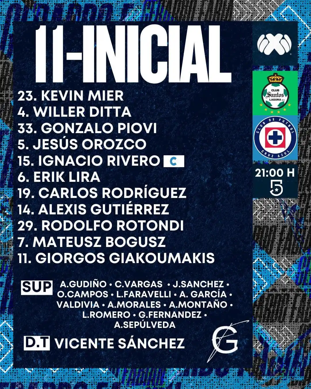 @HecManOficial Cruz Azul  post