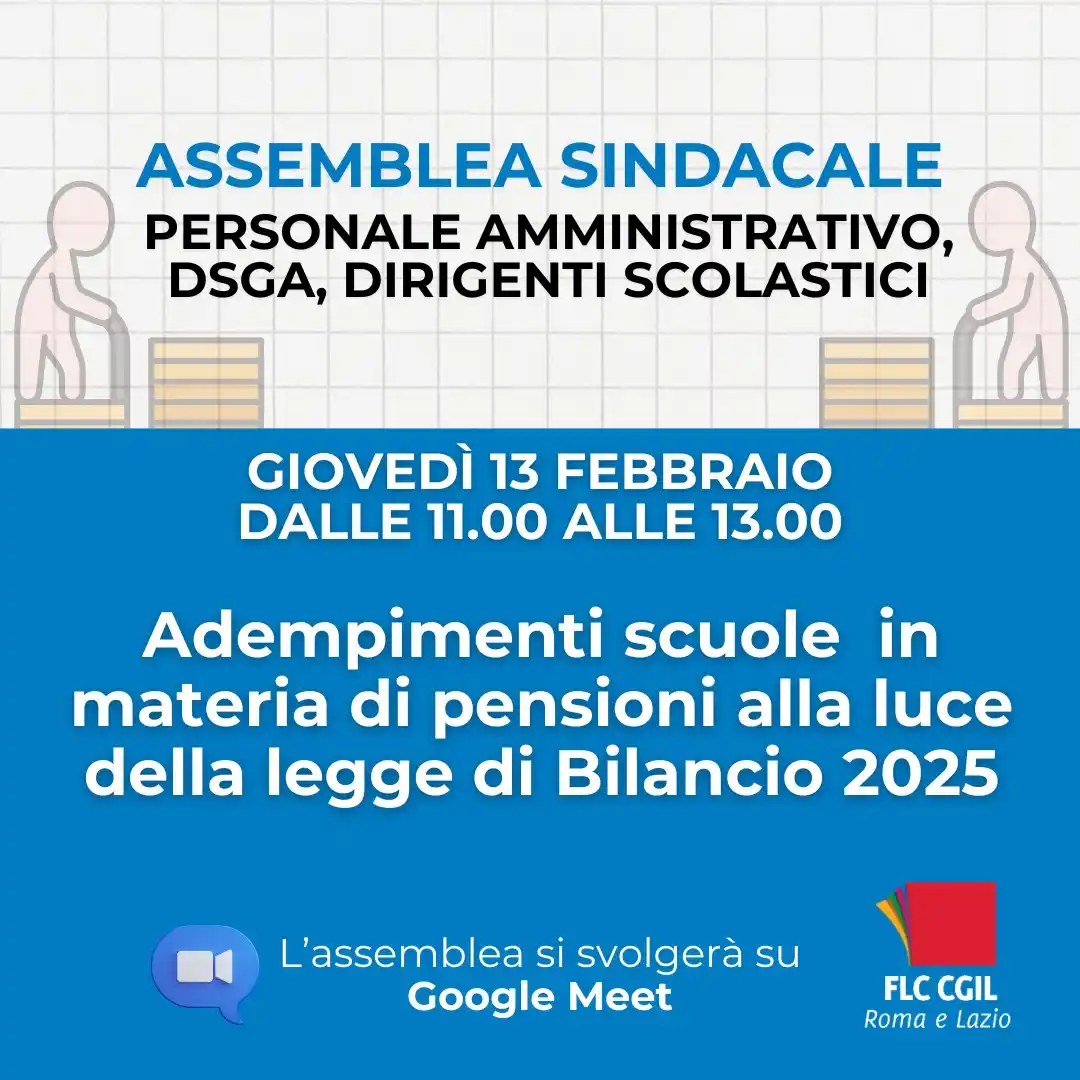 ATA 🟥 FLC CGIL Roma e Lazio post