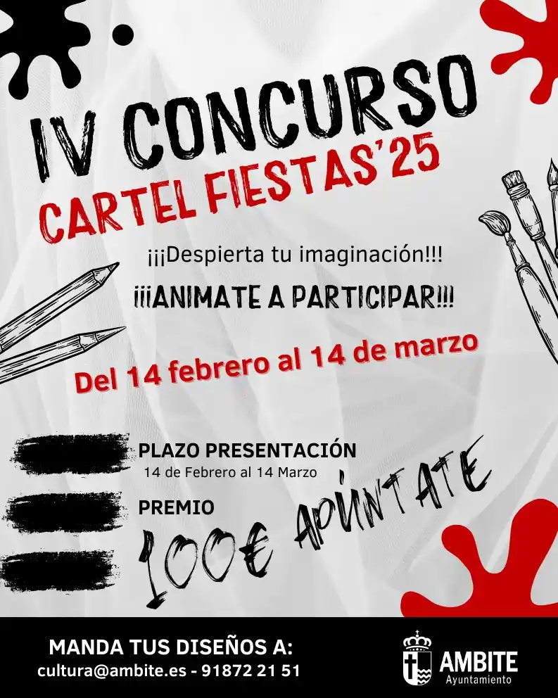 Image from Ayuntamiento de Ambite - Servicio de Información Vecinal.: 🎉 🎊 *¡Despierta tu imaginación y participa en el IV Concurso Cartel ...