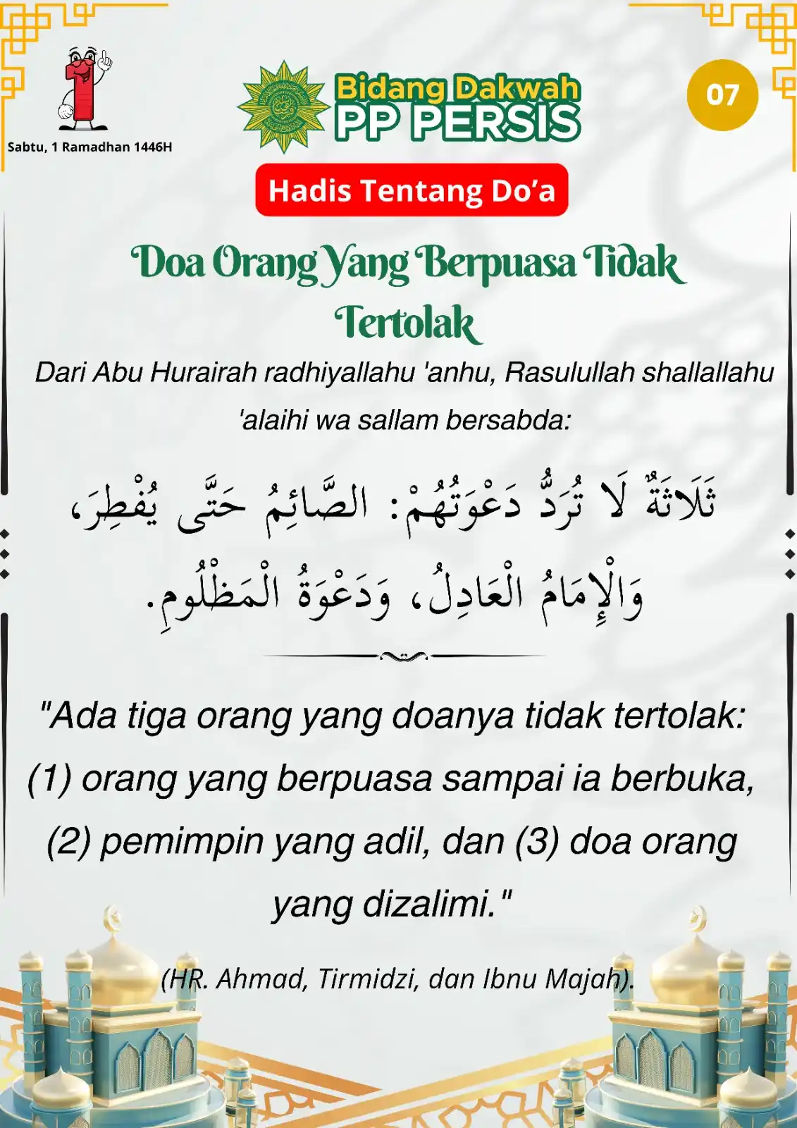 Bidang Dakwah PP PERSIS post
