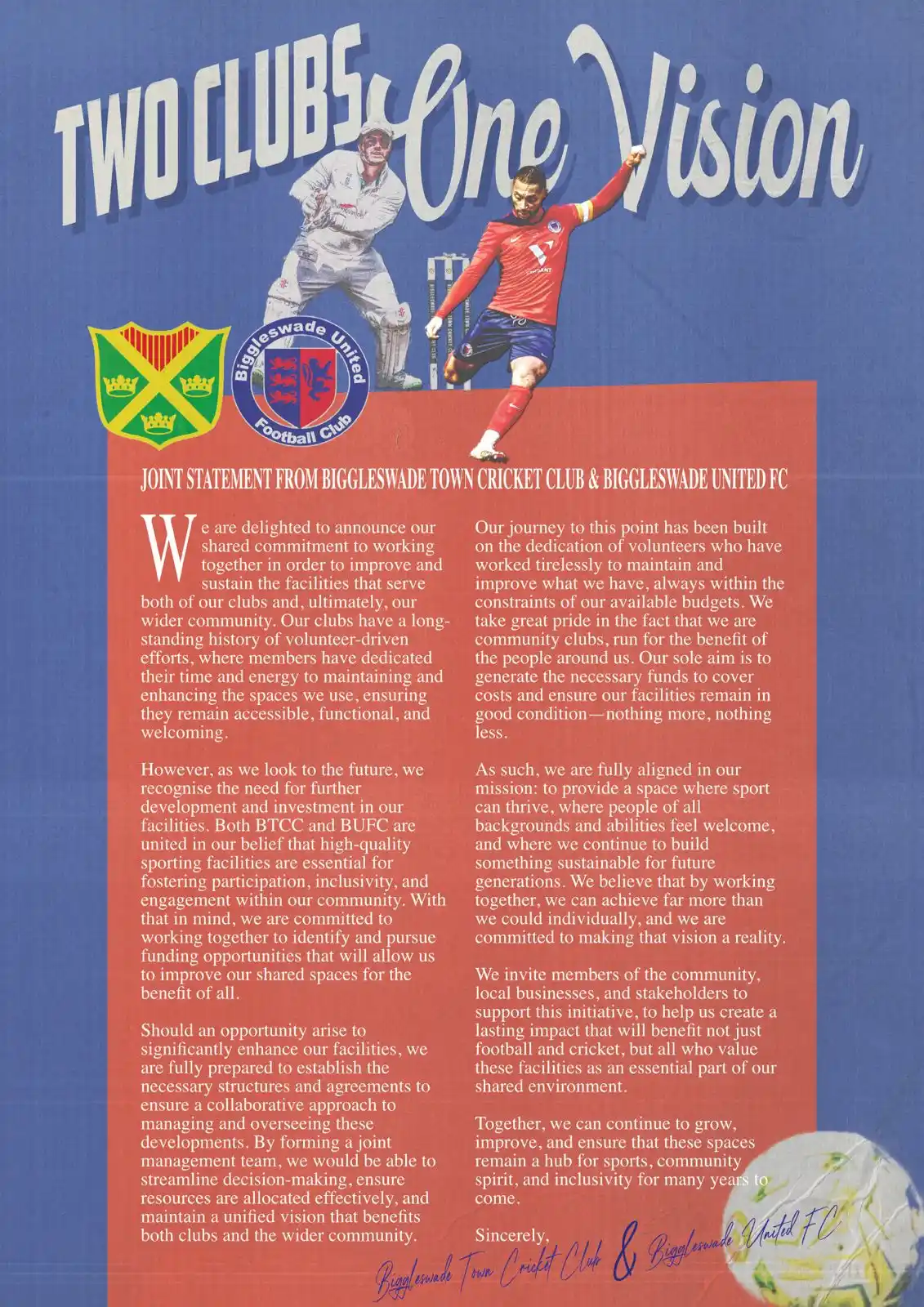 Biggleswade United post