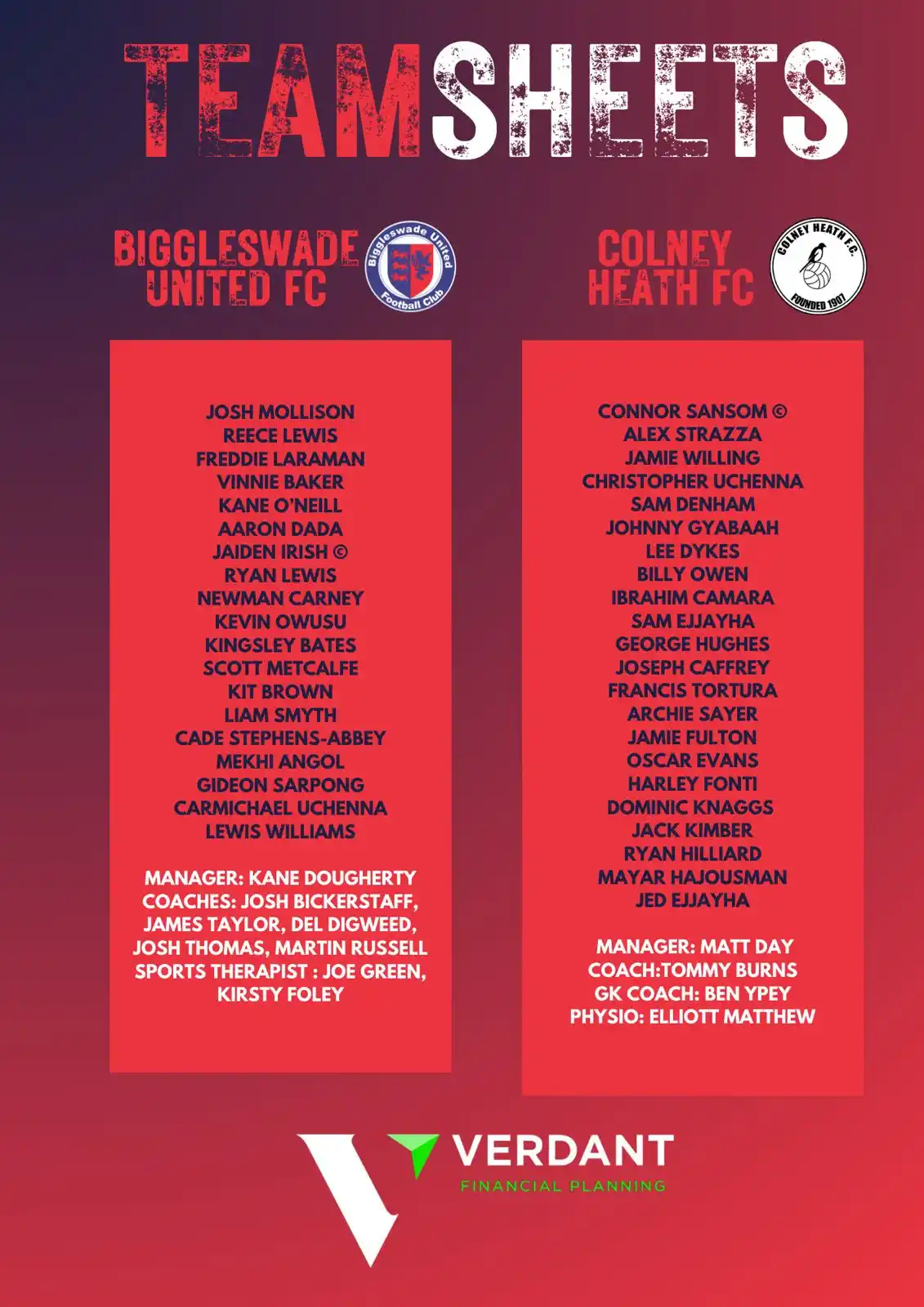 Biggleswade United post