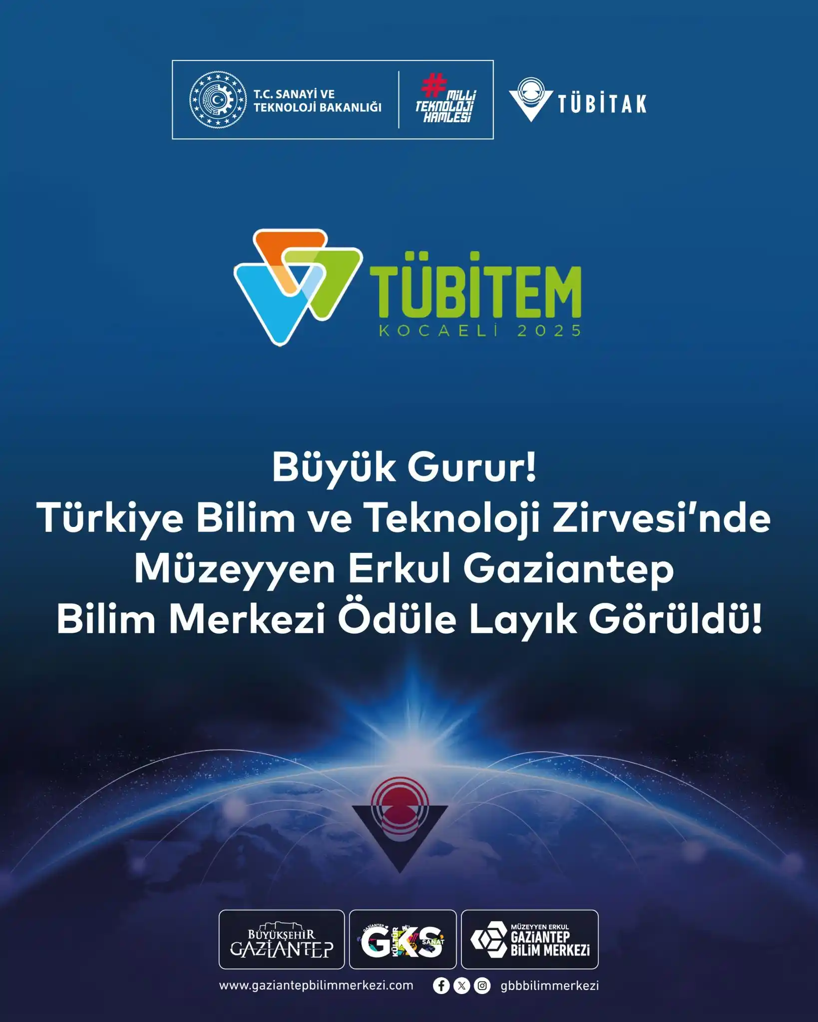 Bilim Şehri Gaziantep post