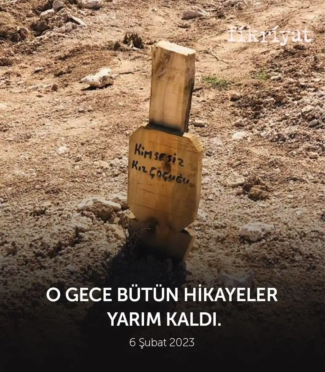 Image from Bir Fikrim Var Federasyonu: "O gece bütün hikayeler yarım kaldı." <a class="text-blue-500 hover:u...