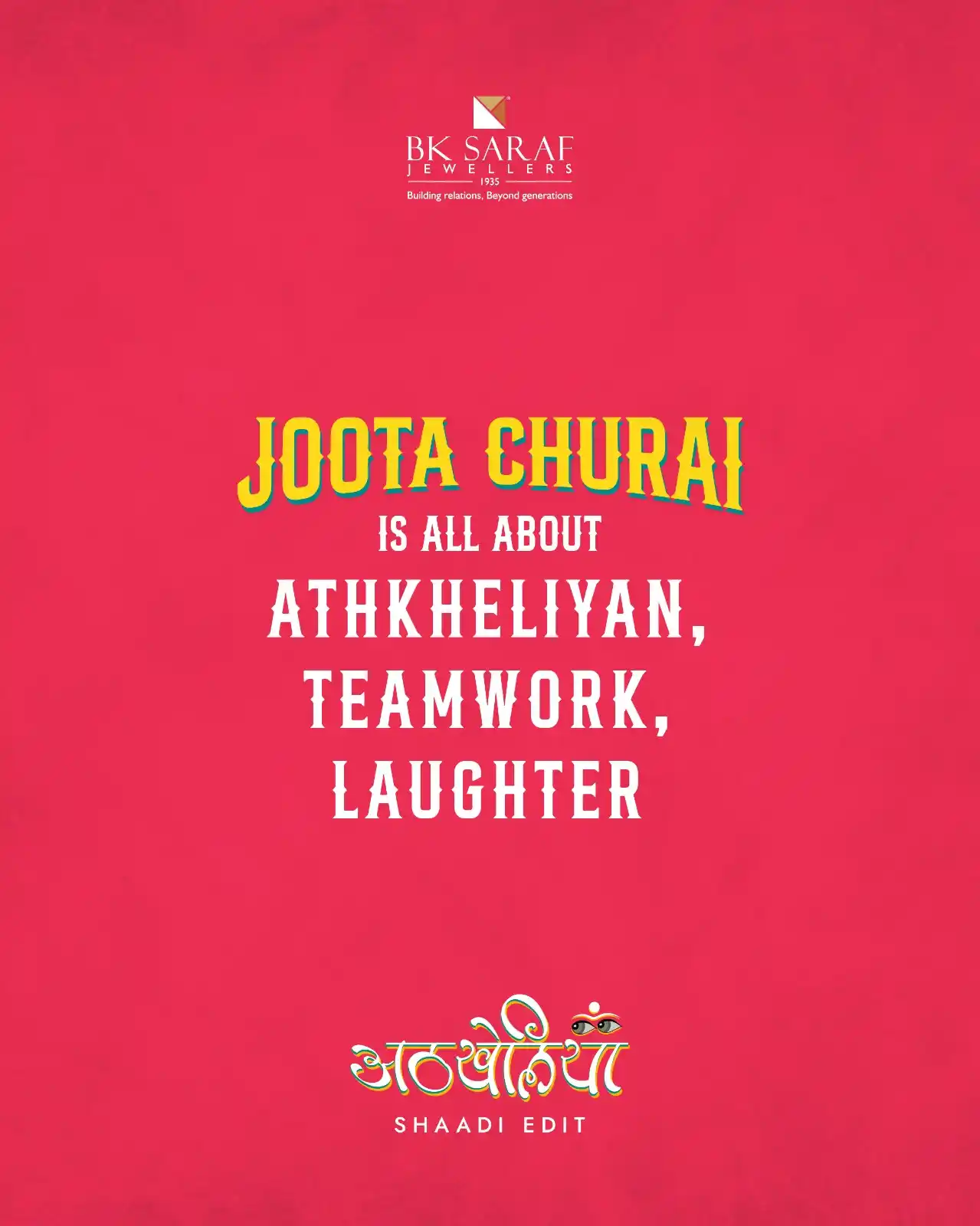 BK Saraf 'Jewellers' post