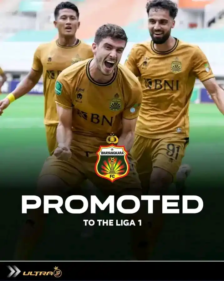 Image from 𝗕𝗢𝗟𝗔.𝗡𝗘𝗪𝗦: BHAYANGKARA FC PROMOSI❗  Hanya cukup satu musim bagi Bhayangkara FC un...
