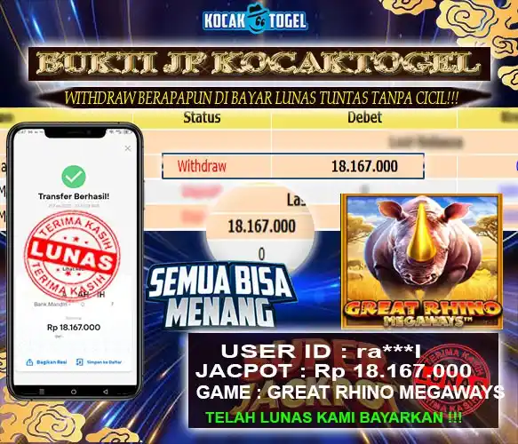 BUKTI PEMBAYARAN KOCAKTOGEL💰 post