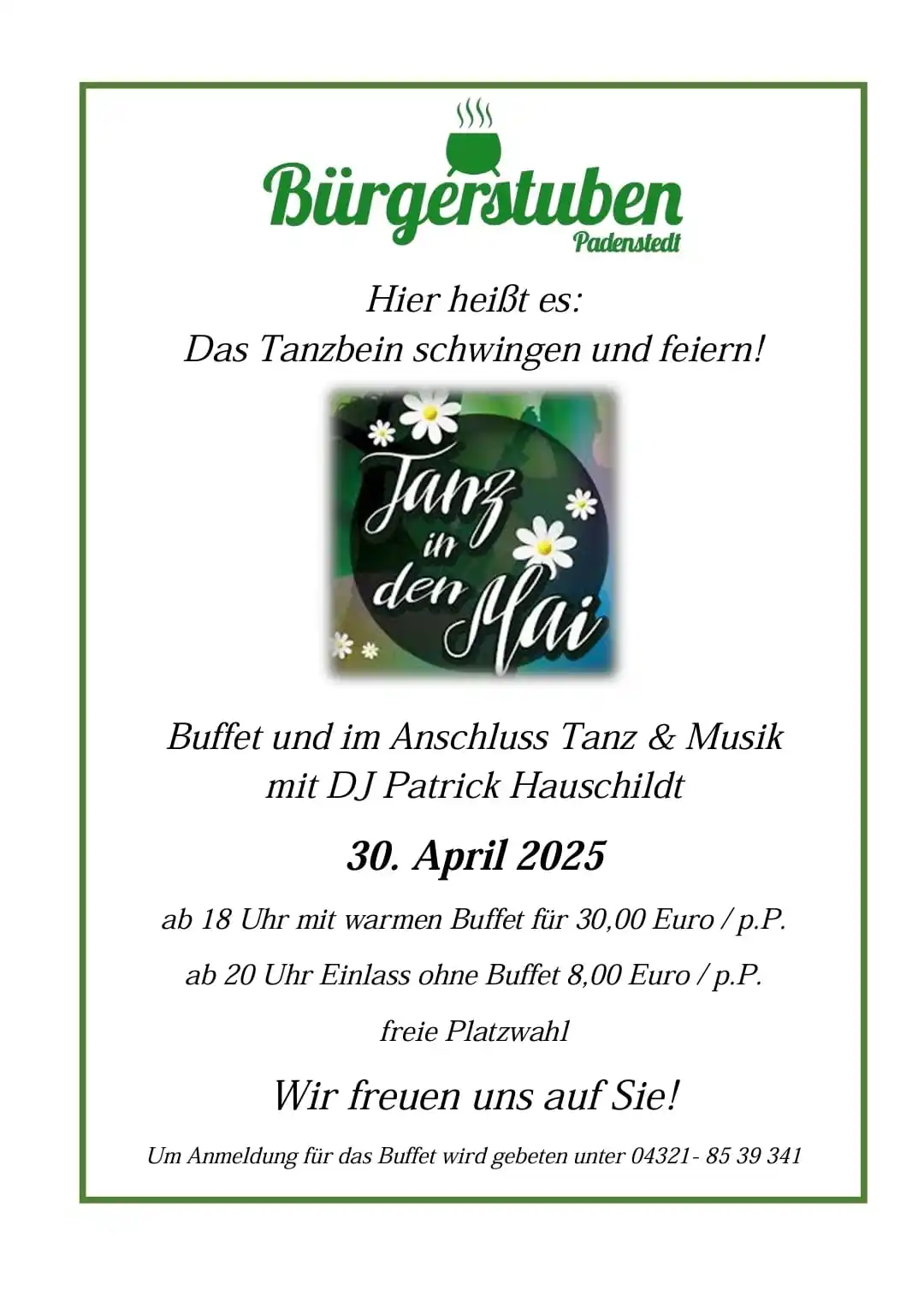 Bürgerstuben Padenstedt post