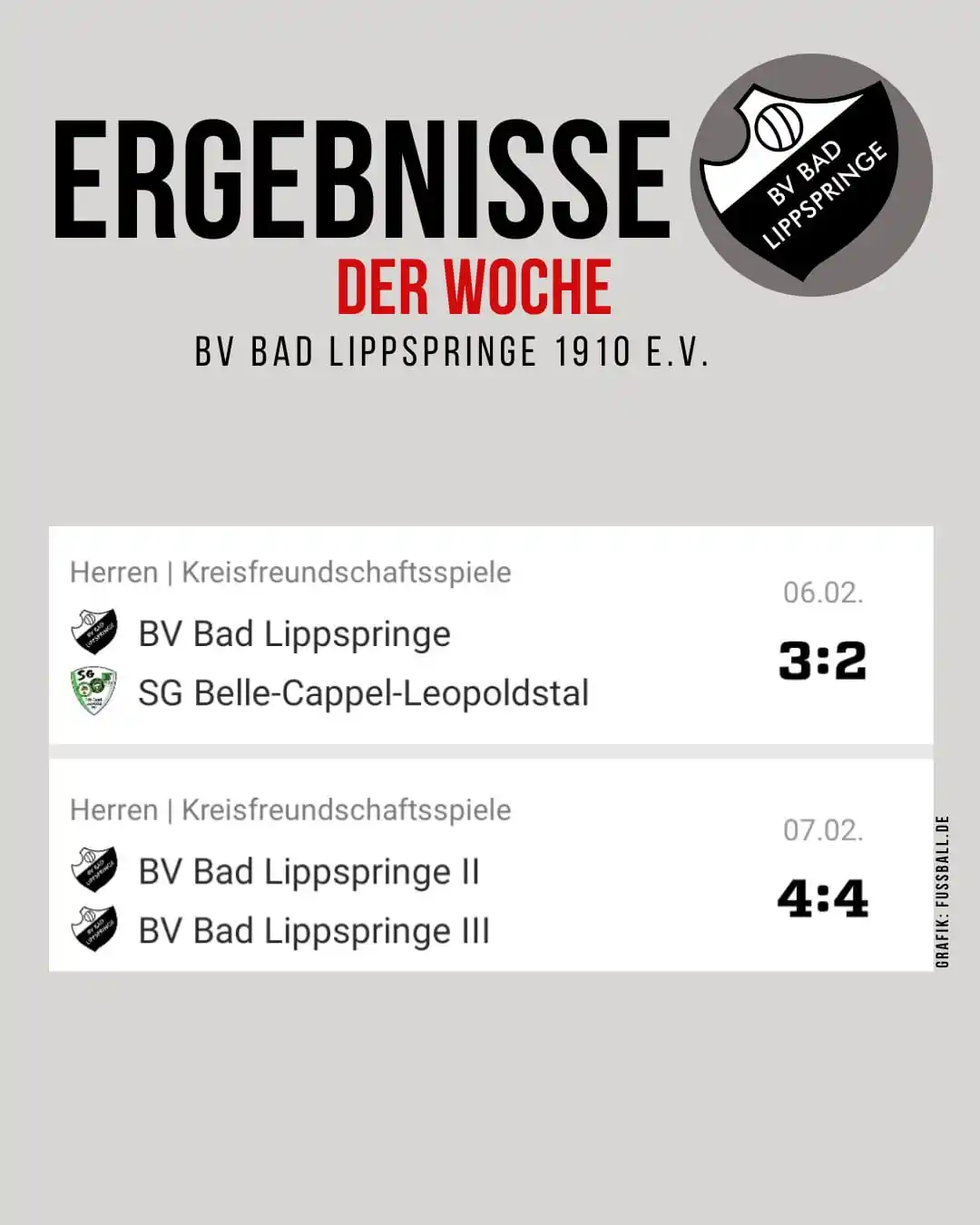 BV Bad Lippspringe 1910 e.V. post