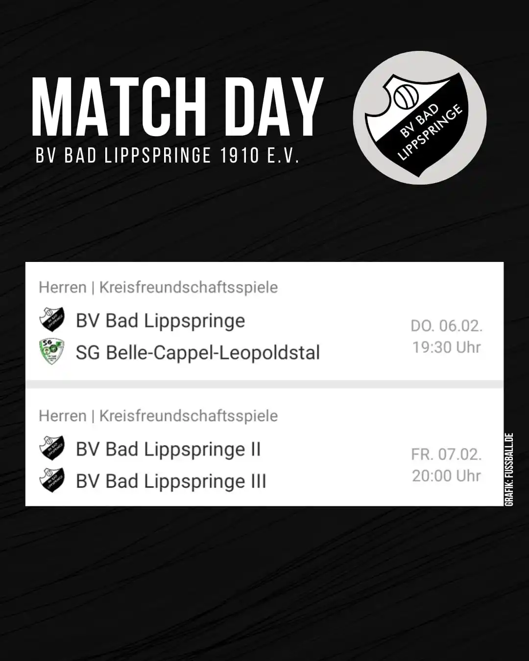 BV Bad Lippspringe 1910 e.V. post