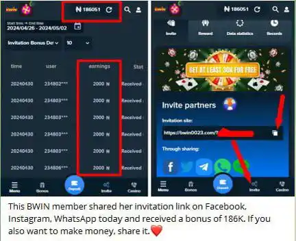 BWIN Official channel 1 ✅💯💵 post