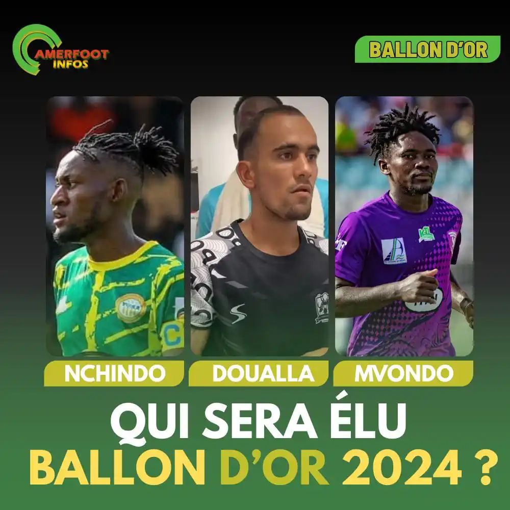 Image from Camerfoot-infos: La cérémonie du Ballon d’or Camerounais 2024 a lieu au Palais des Cong...