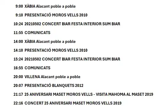 Canal 3 T.V. Biar post