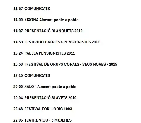 Canal 3 T.V. Biar post