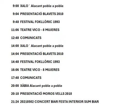 Canal 3 T.V. Biar post