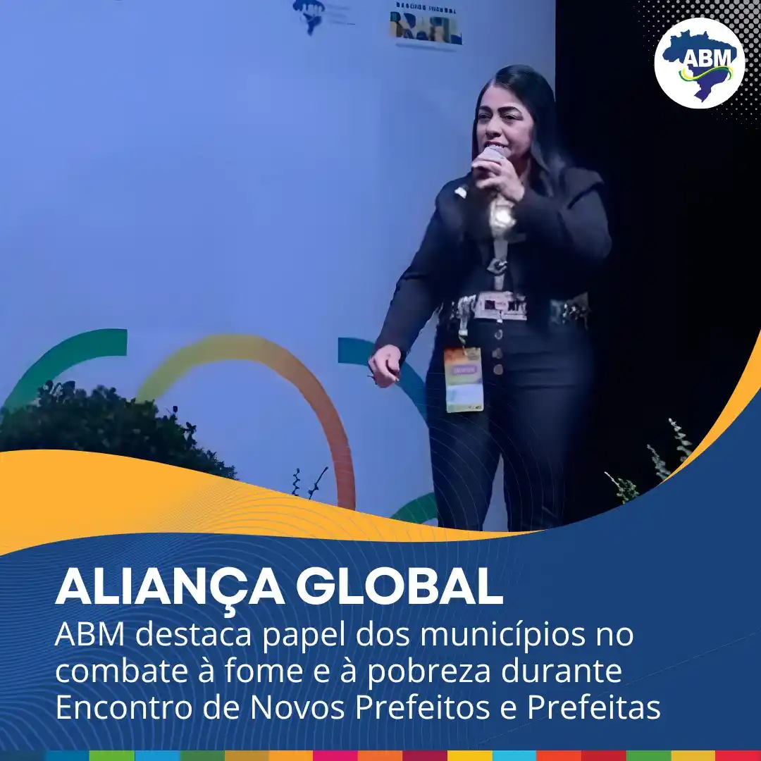 Image from Canal ABM: Durante o Encontro de Novos Prefeitos e Prefeitas, a ABM, representada...