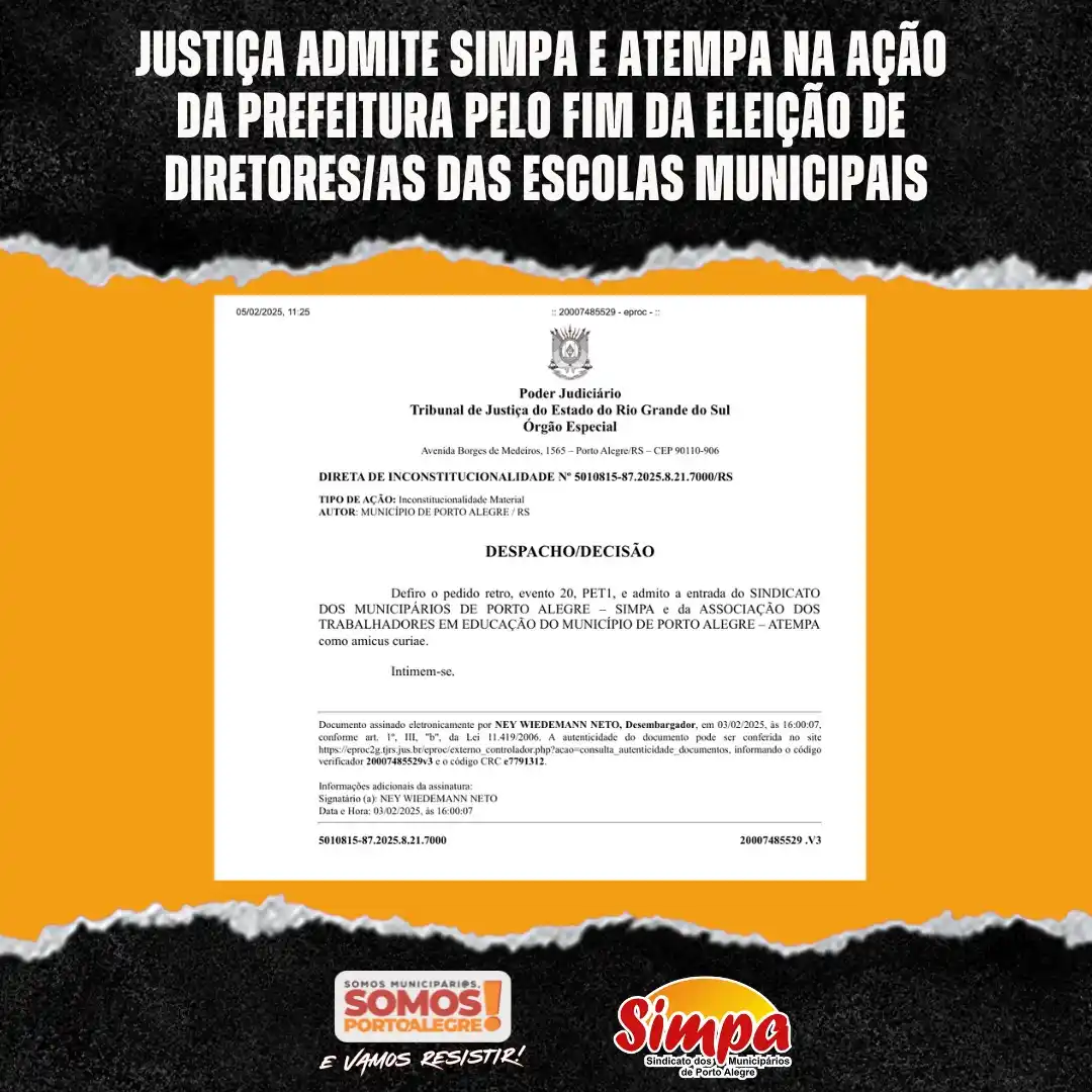 📣 Canal de Notícias SIMPA post