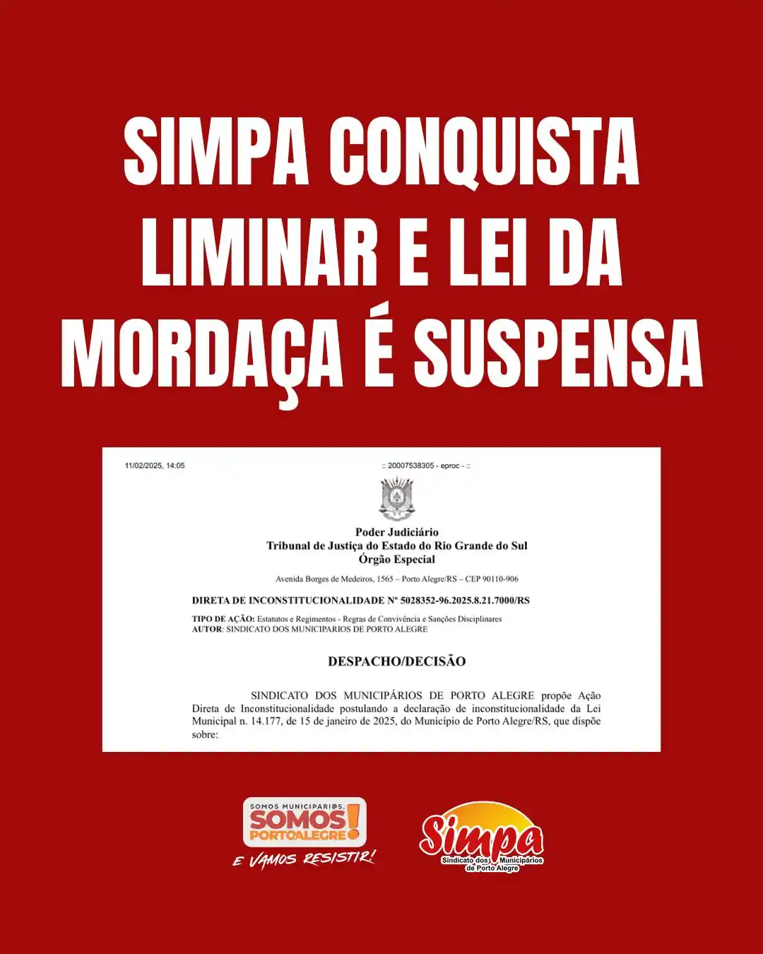 📣 Canal de Notícias SIMPA post