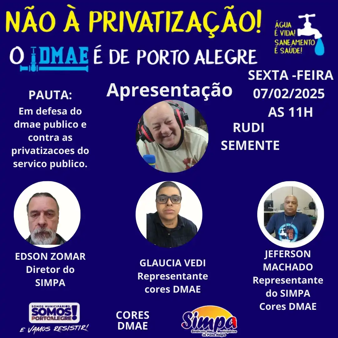 Image from 📣 Canal de Notícias SIMPA: *HOJE – 11H ❗ ENTREVISTA* NEGRITUDERÁDIO e TV NEGRITUDE WEB - Since 20...