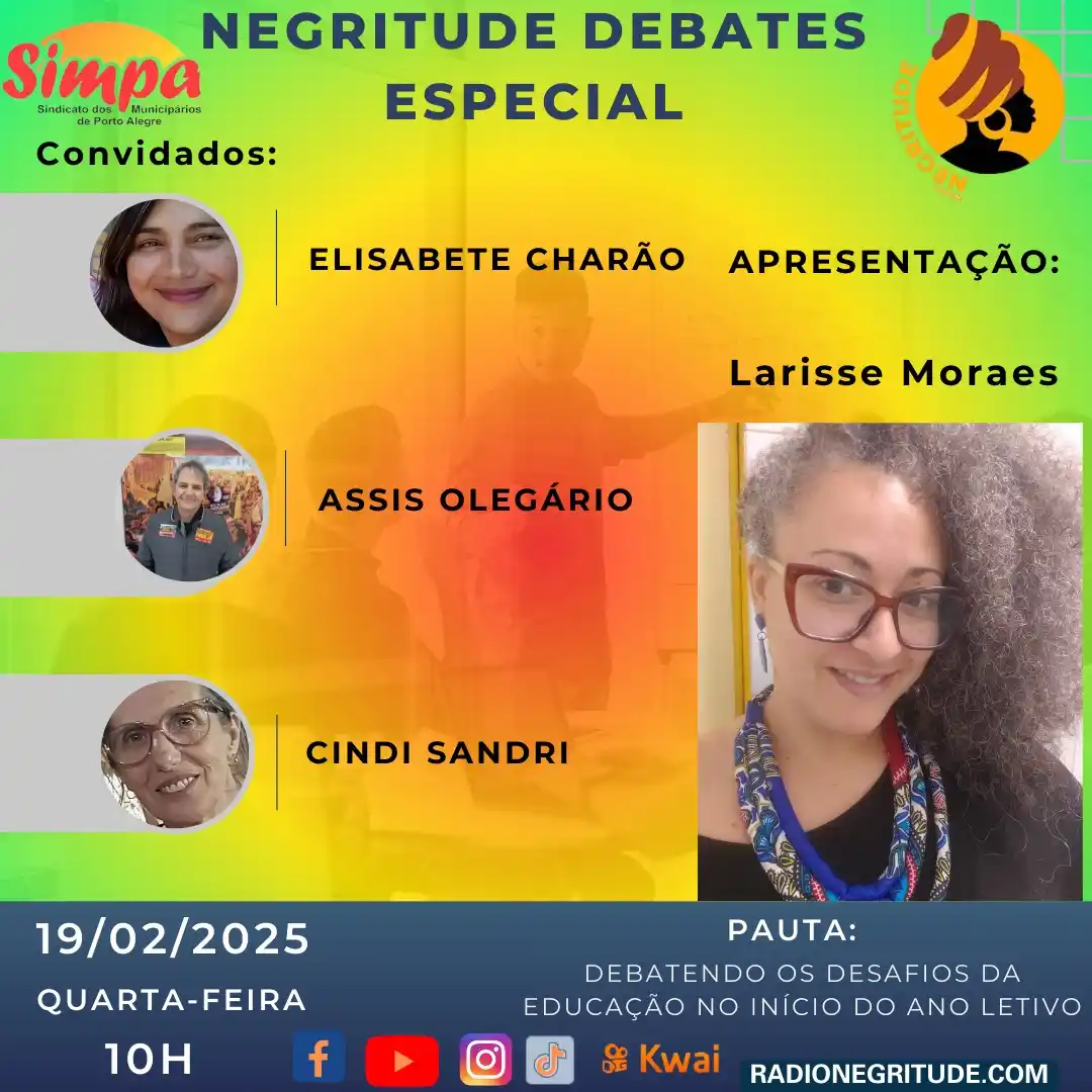 Image from 📣 Canal de Notícias SIMPA: *SIMPA NA RÁDIO e TV NEGRITUDE WEB* Acompanhe pelo site, youtube e red...