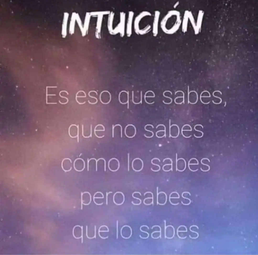 Image from Canal muñozparreño.es 💡: 24🌌 "La intuición es el susurro del alma. 🌌 Escucha lo que sientes, ...