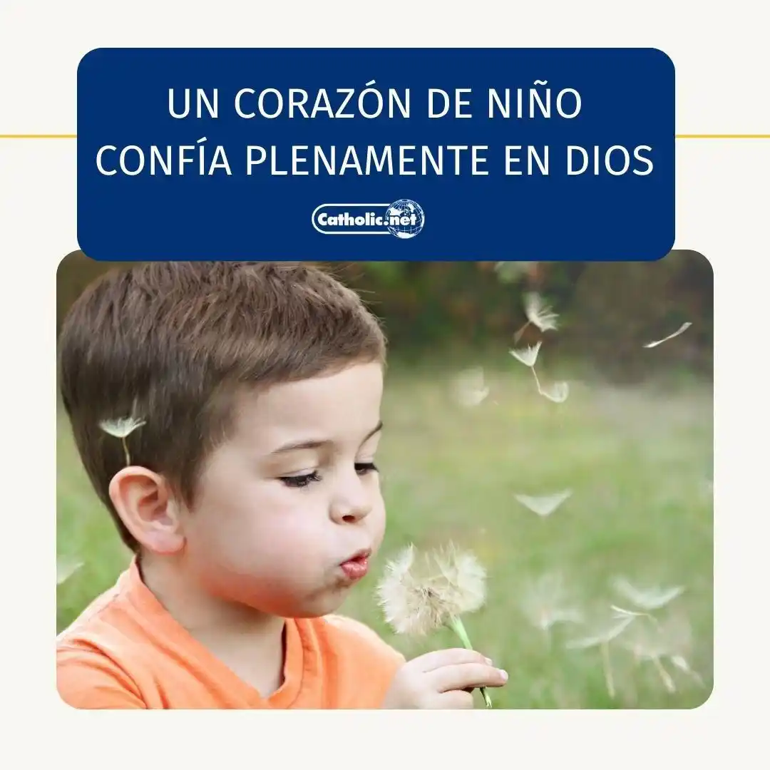 Image from Catholic.net: Reflexión breve: 💬 Para ver a Dios, hazte como un niño 👶 Los niños...