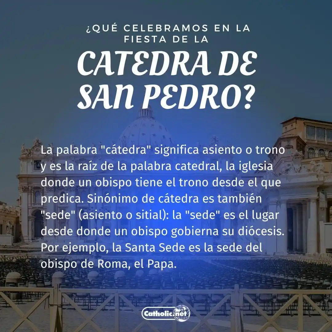 Image from Catholic.net: Fiesta de la Catedra de San Pedro 22 febrero Hoy se celebra la festiv...