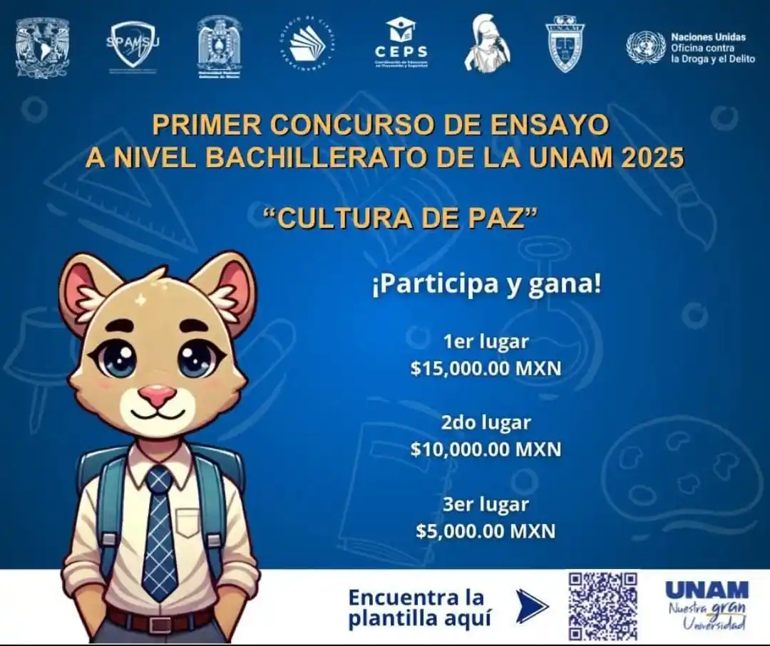 Image from CCH Vallejo Oficial: 📣 Si estás en bachillerato de la UNAM, este concurso es para ti. 💡✍️...