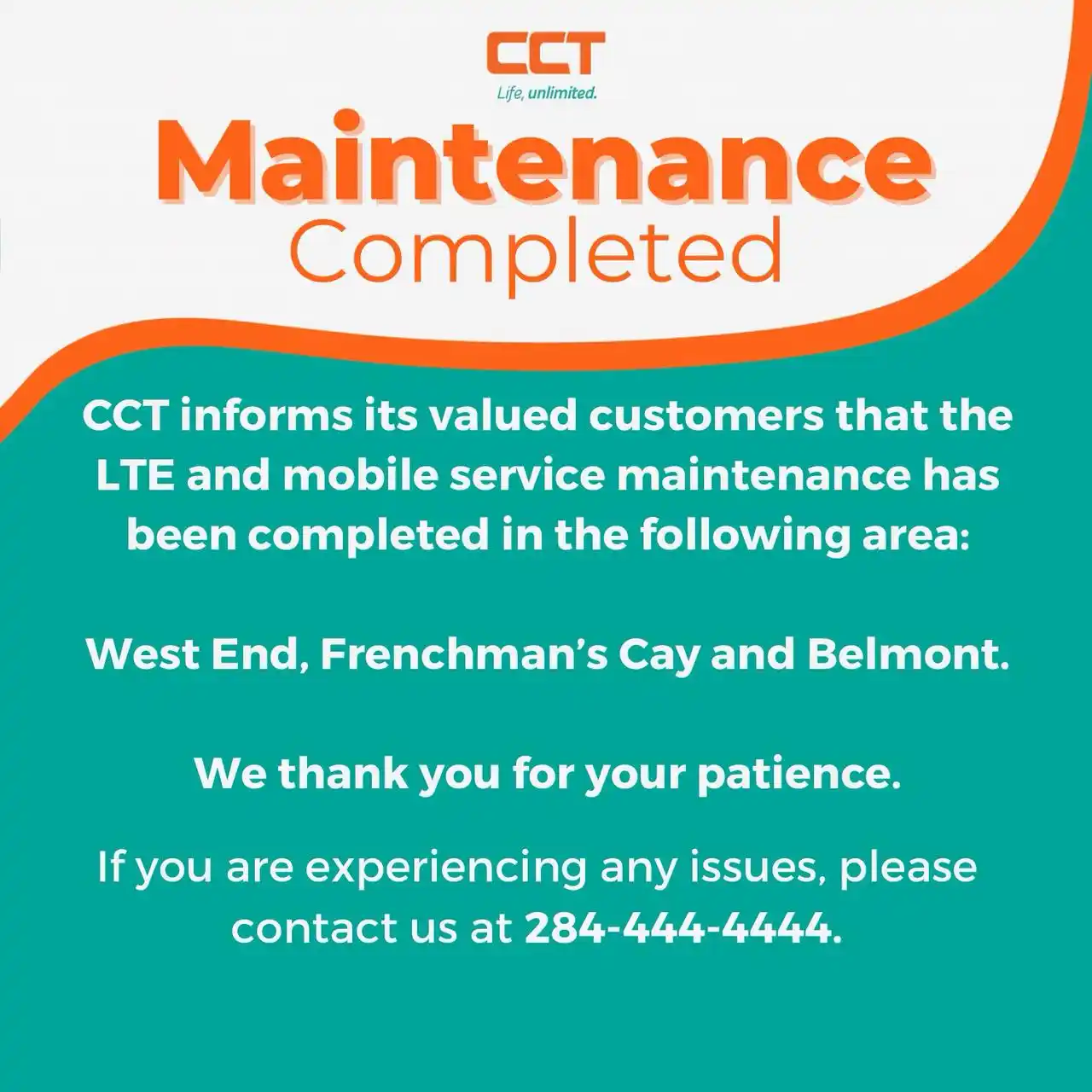 CCT BVI  post
