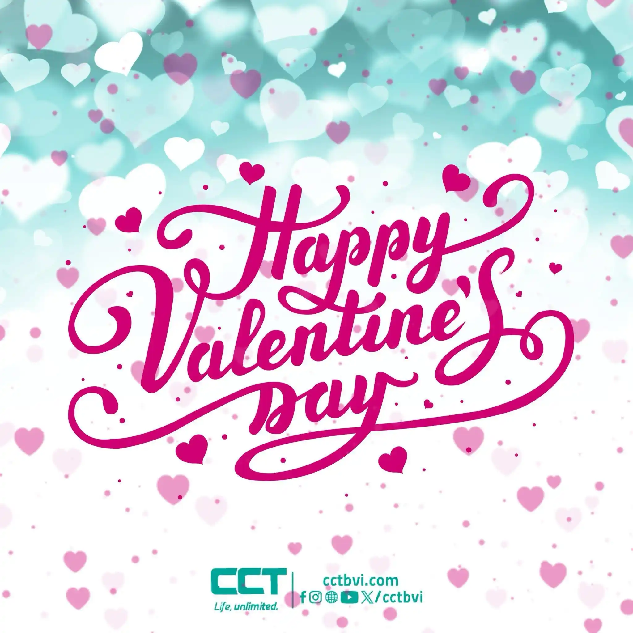 Image from CCT BVI : 🧡Happy Valentine's Day from CCT!🩷 Thank you for making us your perfe...