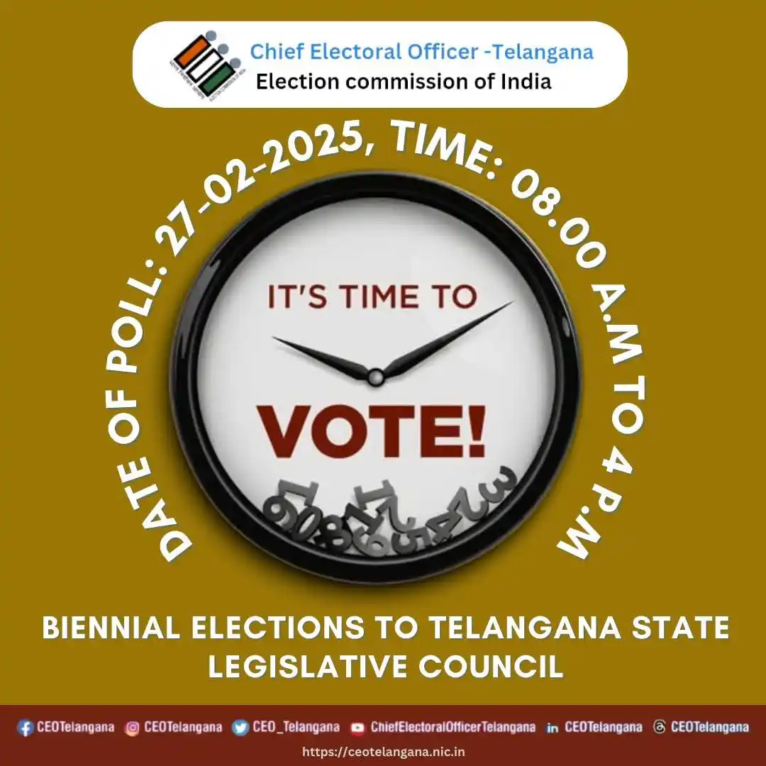 Chief Electoral Officer - Telangana | Election Commission Of India post
