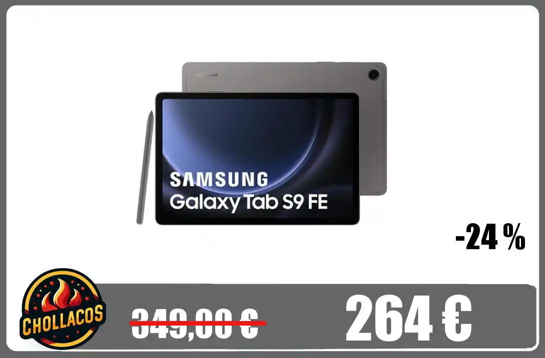 Image from Chollacos: 🔥 *CHOLLO GALAXY TAB S9 FE* <a class="text-blue-500 hover:underline...