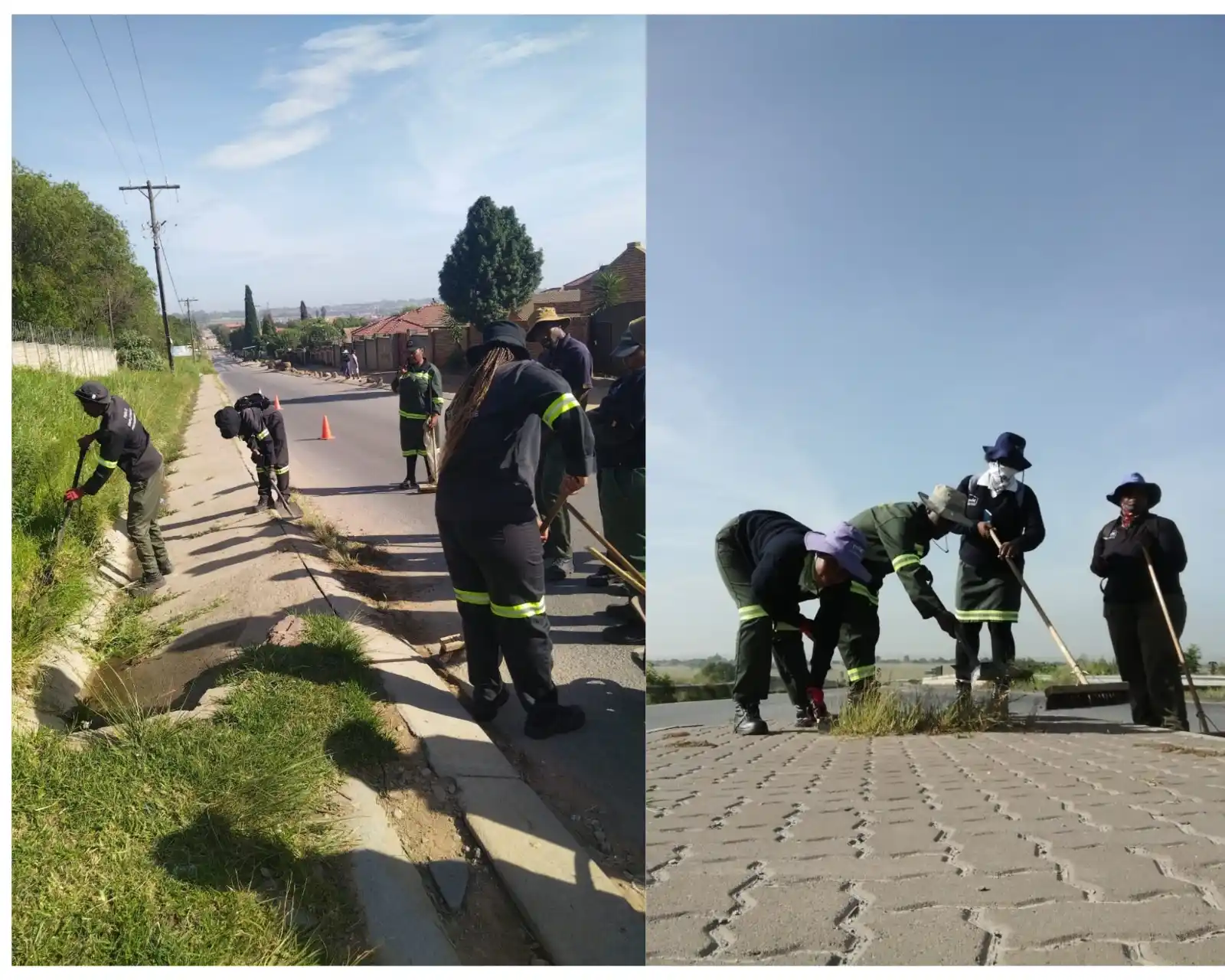 Image from City Of Joburg: 🚧High-Impact Service Delivery🚧 Teams have been hard at work skoffel...